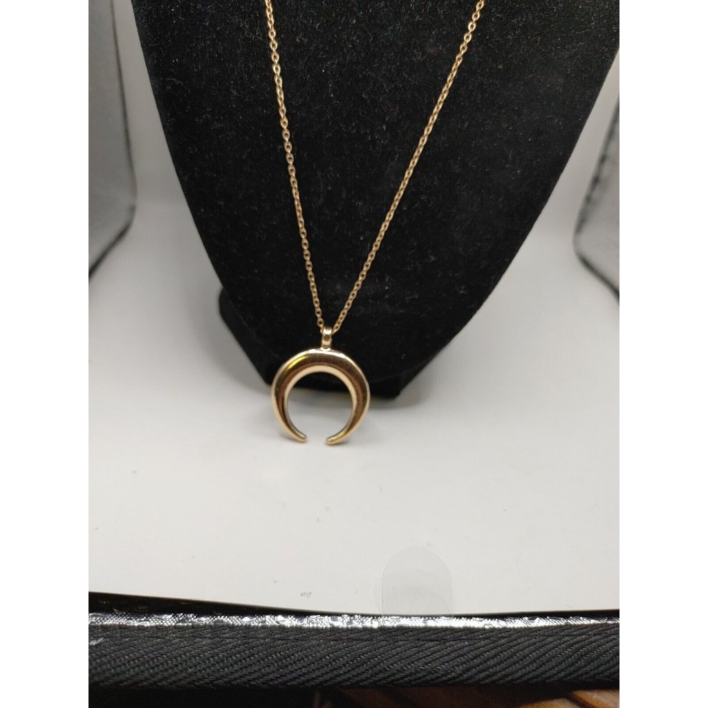 Necklace Gold Tone Minimalist Extension Lobster Clasps 4